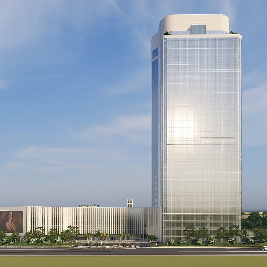 8. GDT Office Building & Business Complex, Campuchia (GDT Tower)